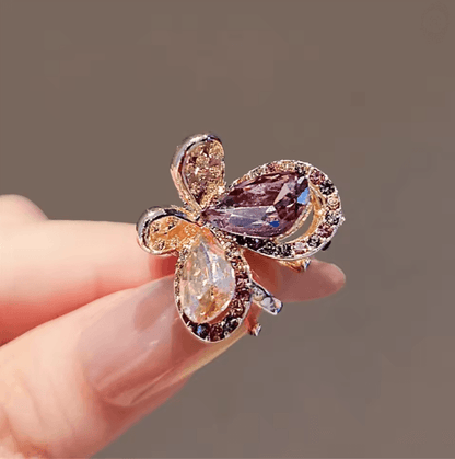 Elegant Butterfly Rhinestone Hair Clip 5