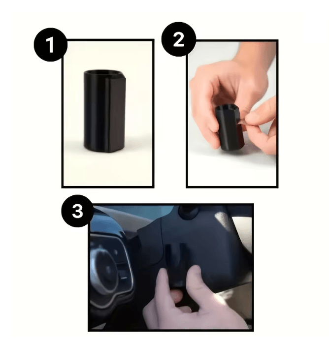 Silicone Car Lipstick Holder And Small Item Organizer 4