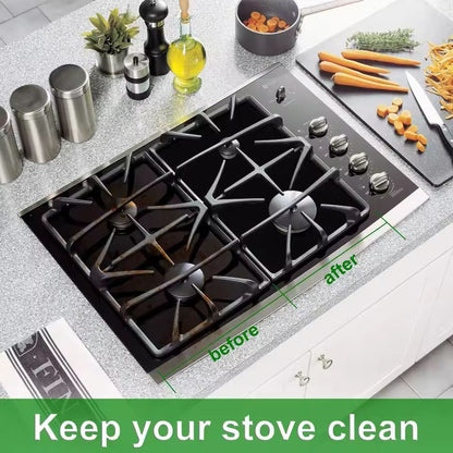 Premium 6Pack Gas Stove Burner Covers  Reusable NonStick Stove Liners 3