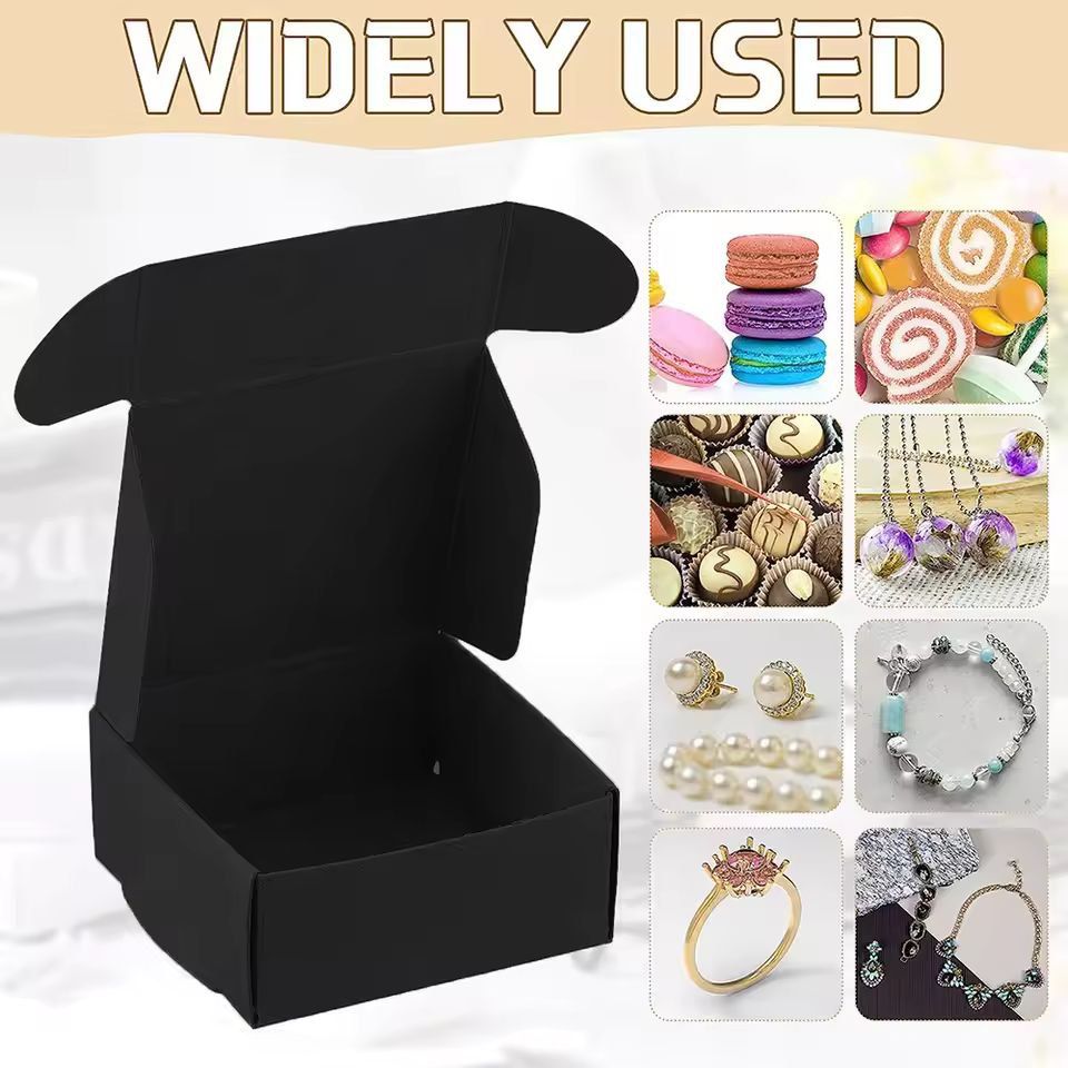 Small Kraft Paper Jewelry Gift Boxes 10Pack Mini Cardboard Wrapping Boxes 3