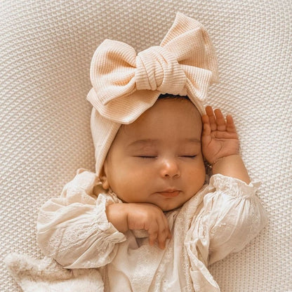 Baby Bow for Child, Elastic Headwrap, Newborn Hair Accessories for Kids