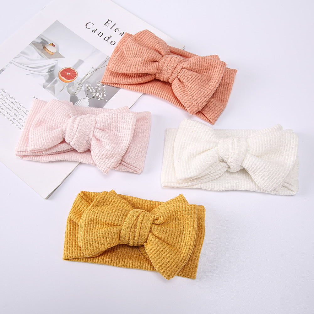 Baby Bow For Child Elastic Headwrap Newborn Hair Accessories For Kids 3