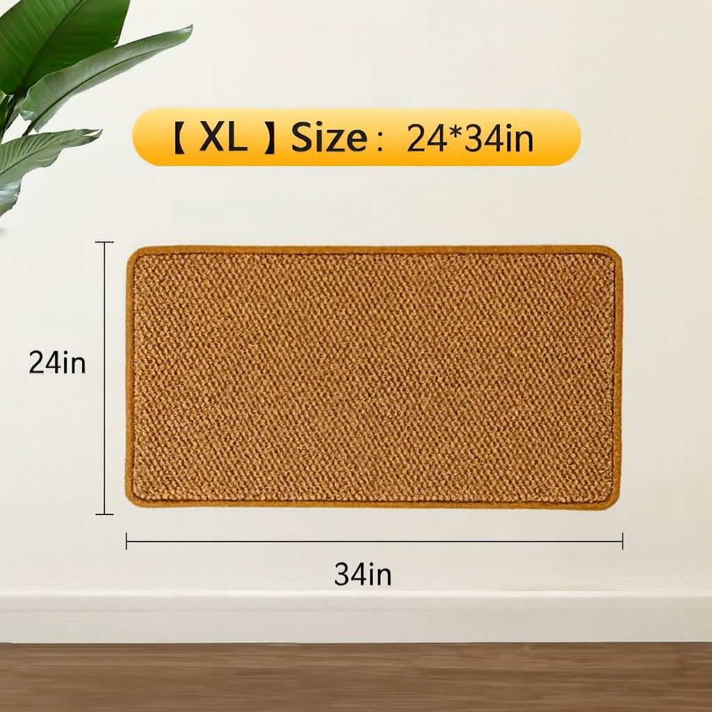 Horizontal Sisal Cat Scratching Mat Multifunctional Claw Sharpener For Small Medium And Large Cats 6