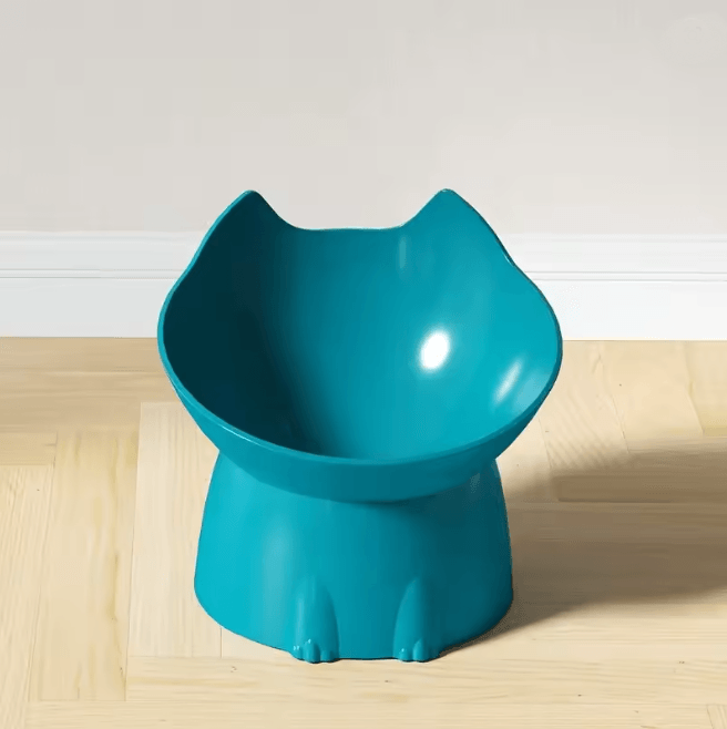 Elevated Cat Bowl With Tilted Anti Tip Design 7