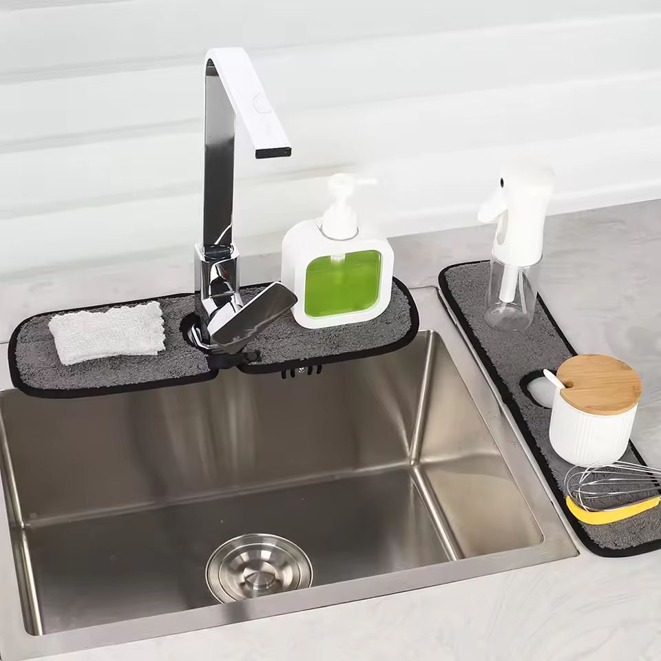 UltraAbsorbent Faucet Splash Guard  Counter Shield 1