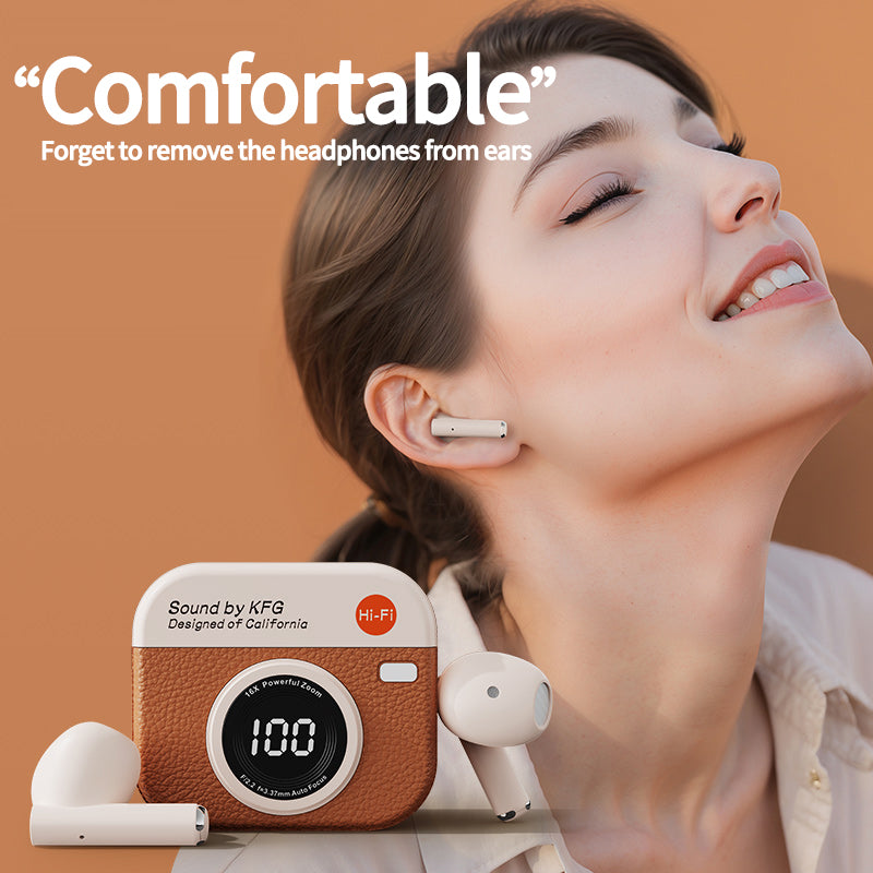 Waterproof Sports Earbuds, Bluetooth Wireless Headphones, Gaming Headsets, LED Power Display,