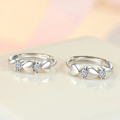 Heart Small Hoop Earrings For Women 3