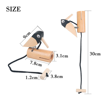 Childhood Education Sound Effect Musical Instrument Woodpecker Baby Toy Gift