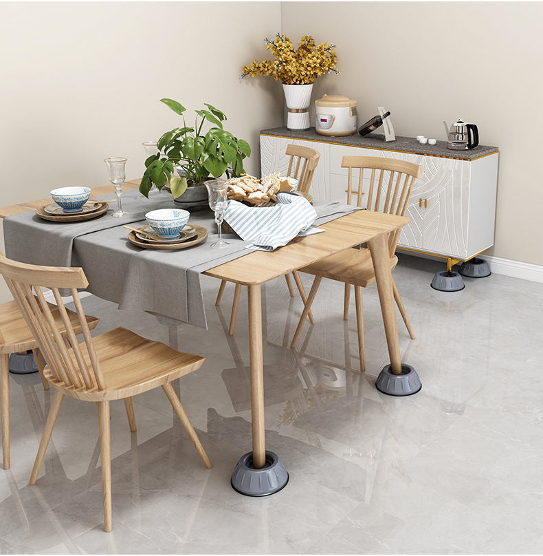 Set of Washing Machine Table and Chair Shock-Proof Cushion, Enhances Stability and Reduces Noise