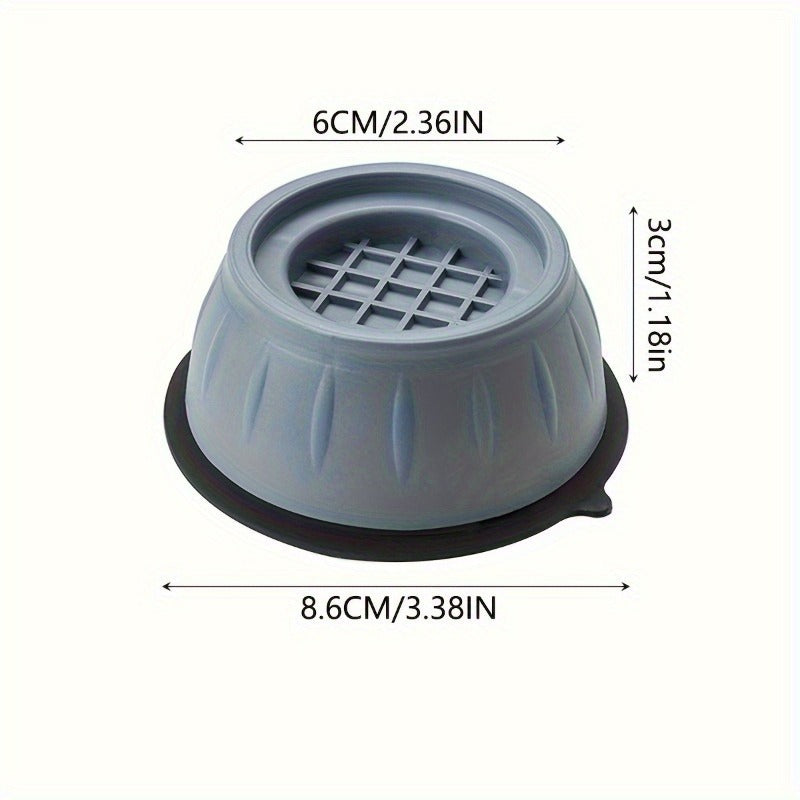Set of Washing Machine Table and Chair Shock-Proof Cushion, Enhances Stability and Reduces Noise