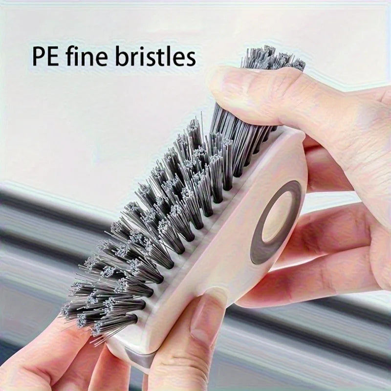 TwoinOne Grouting Cleaning Brush Durable Plastic Manual Brush For Door Rail And Window Sill 4
