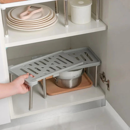 Retractable Shelf Organizer For Kitchen New Adjustable Multifunction Storage Rack Stainless Seasoni 1