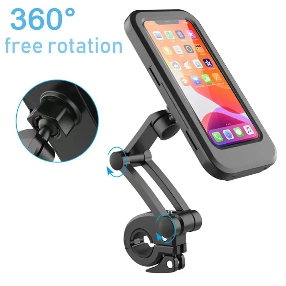 Magnetic Riding Mobile Phone Bag Adjustable Waterproof Phone Holder For Motorcycles And Bicycles 4