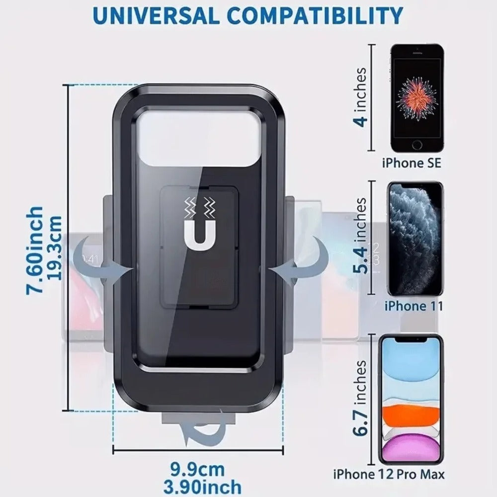 Magnetic Riding Mobile Phone Bag Adjustable Waterproof Phone Holder For Motorcycles And Bicycles 5