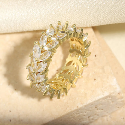 Baguette Cubic Zirconia Engagement Ring For Women 13