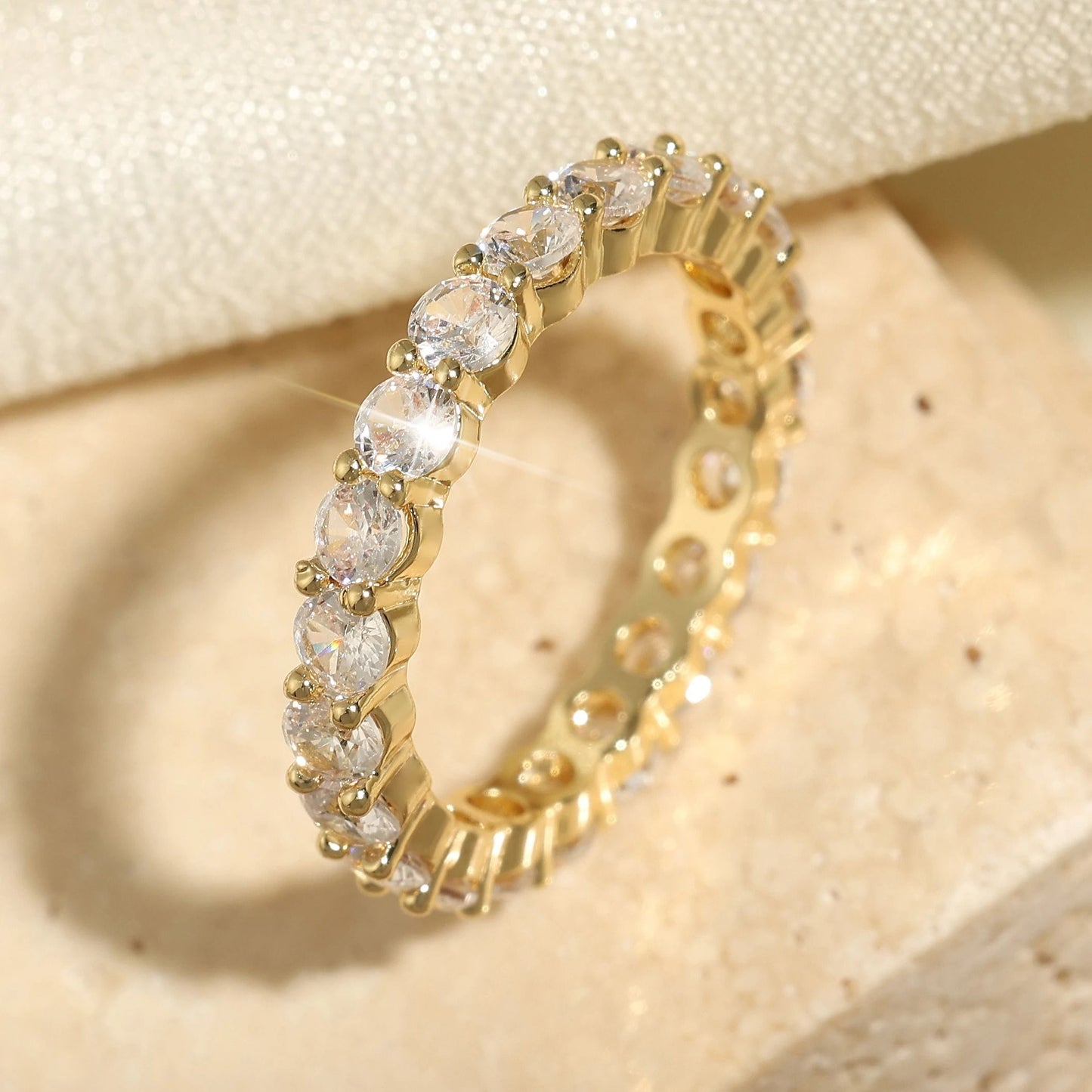 Baguette Cubic Zirconia Engagement Ring For Women 15