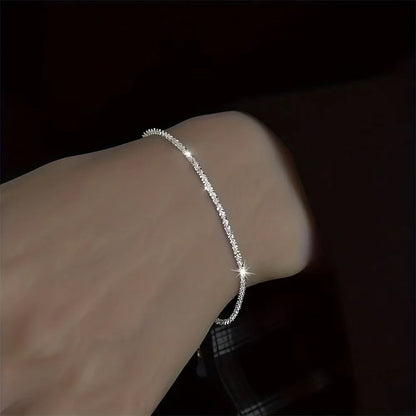 Silver Plated Necklace And Bracelet Set 7