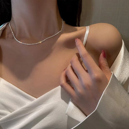 Silver Plated Necklace And Bracelet Set 10