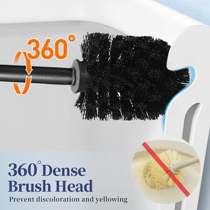 Stainless Steel Toilet Bowl Brush And Holder Long Handle For Deep Cleaning And Bathroom Organizatio 4