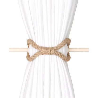 Solid Wooden Curtain Tieback  Rustic Curtain Buckle  Holdback For Home Decor 1