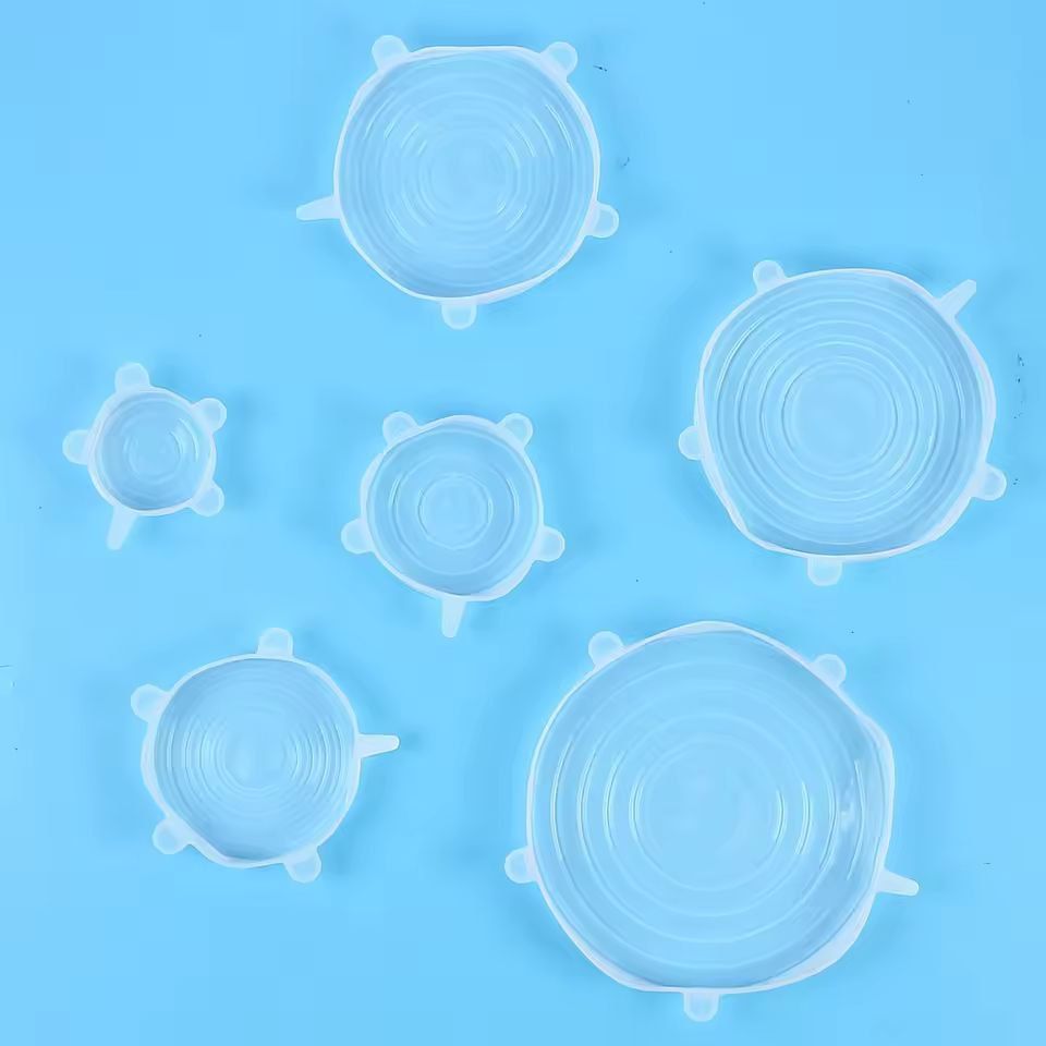 Universal Silicone Stretch Lids  6Piece Reusable Food Storage Covers 2