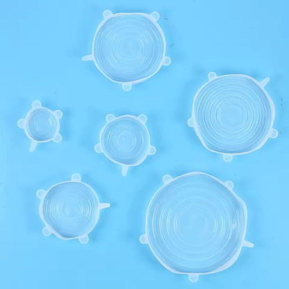 Universal Silicone Stretch Lids  6Piece Reusable Food Storage Covers 2