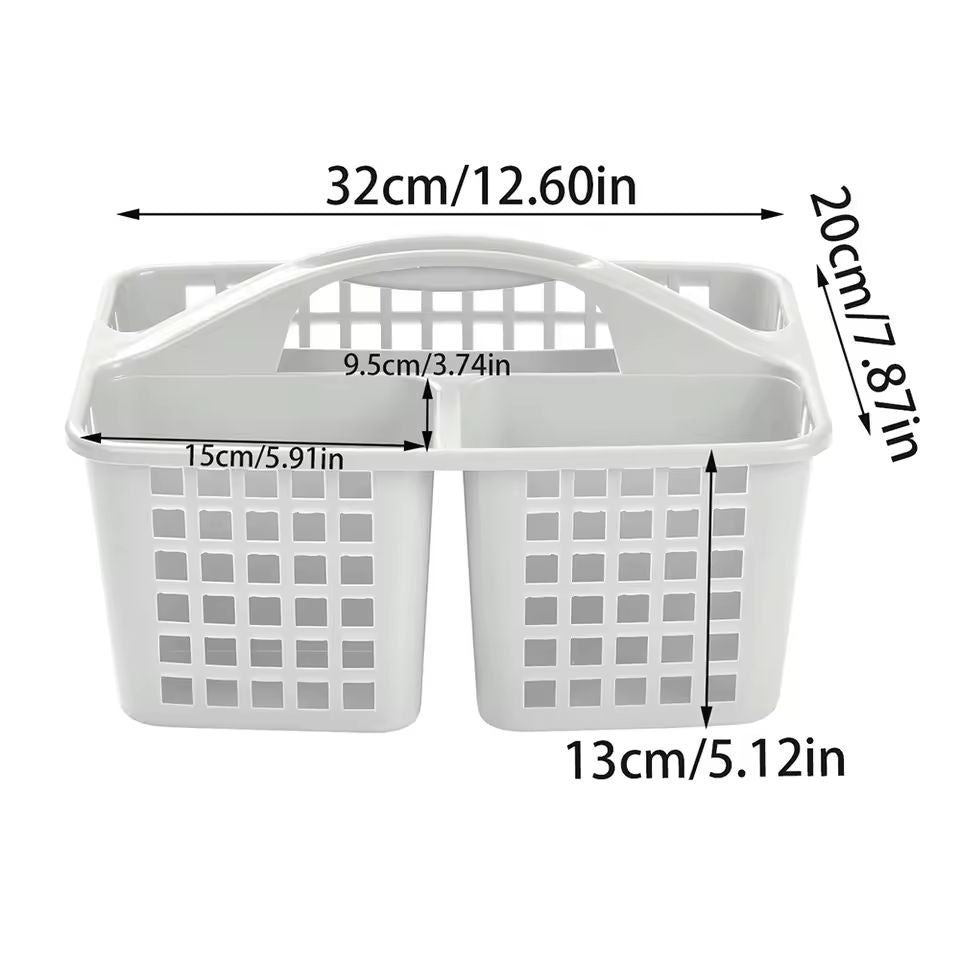 Portable Shower Organizer Basket  Lightweight Plastic Shower Caddy For Bathroom  Dorm 3