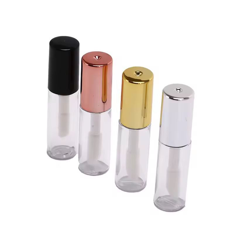 Customizable 10Pack Empty Lip Balm  Lipstick Tubes  DIY Cosmetic Containers With Cap 2