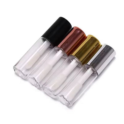 Customizable 10Pack Empty Lip Balm  Lipstick Tubes  DIY Cosmetic Containers With Cap 3