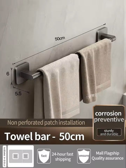 No Need To Drill Walls For Installation Bathroom Towel BarHookTowel RackKitchen Rag Rack Bathroom A 1