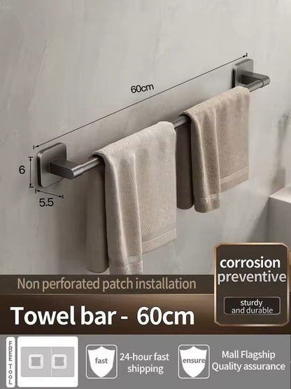 No Need To Drill Walls For Installation Bathroom Towel BarHookTowel RackKitchen Rag Rack Bathroom A 11