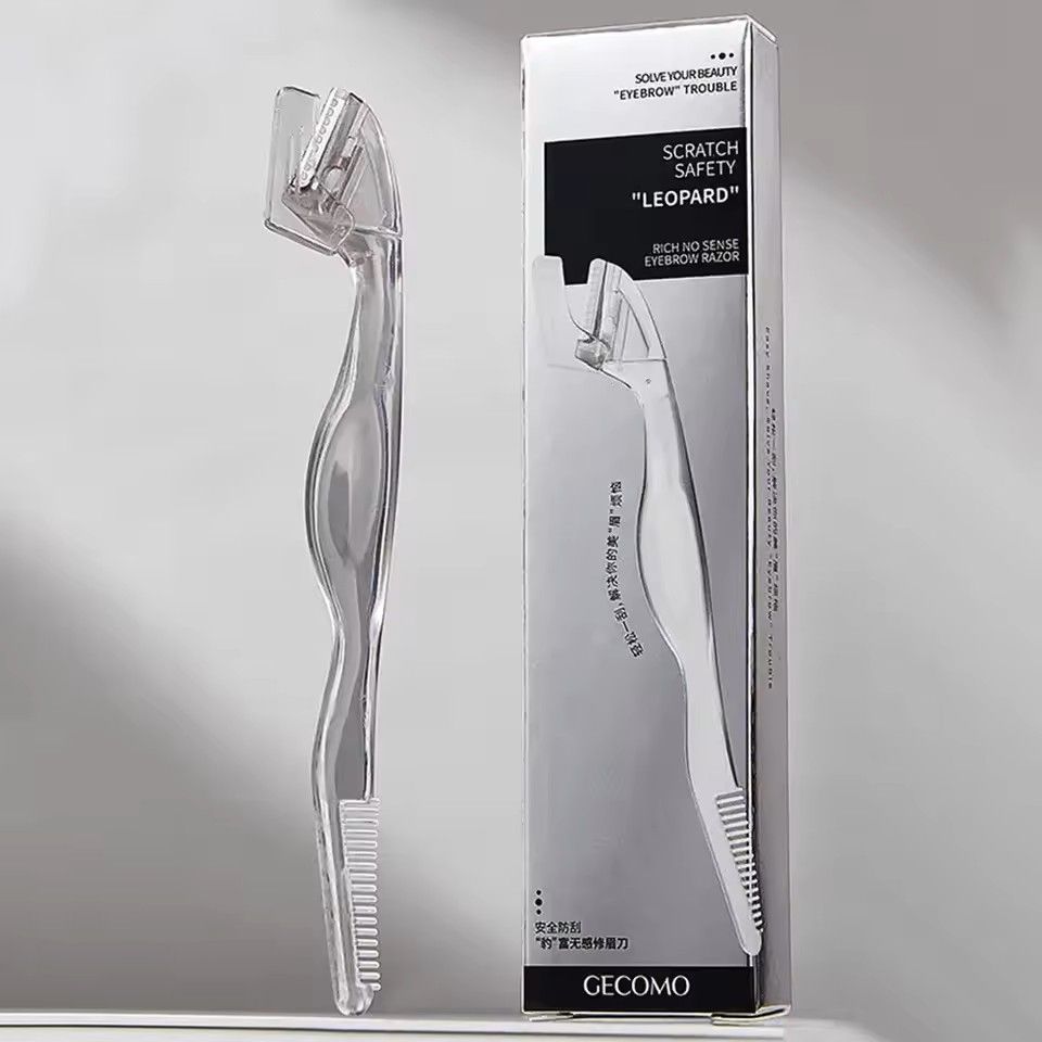 Double Ended Safety Eyebrow Trimmer Tool Anti Scratch Easy To Use For Men And Women 5