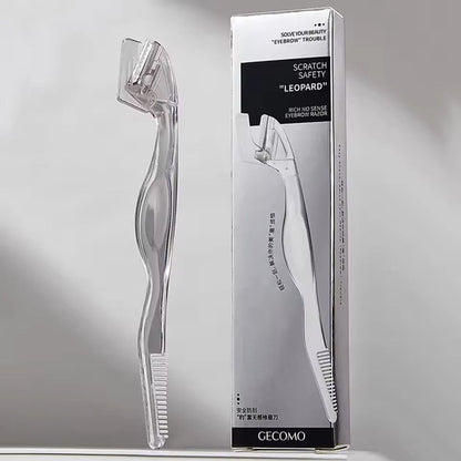 Double Ended Safety Eyebrow Trimmer Tool Anti Scratch Easy To Use For Men And Women 5