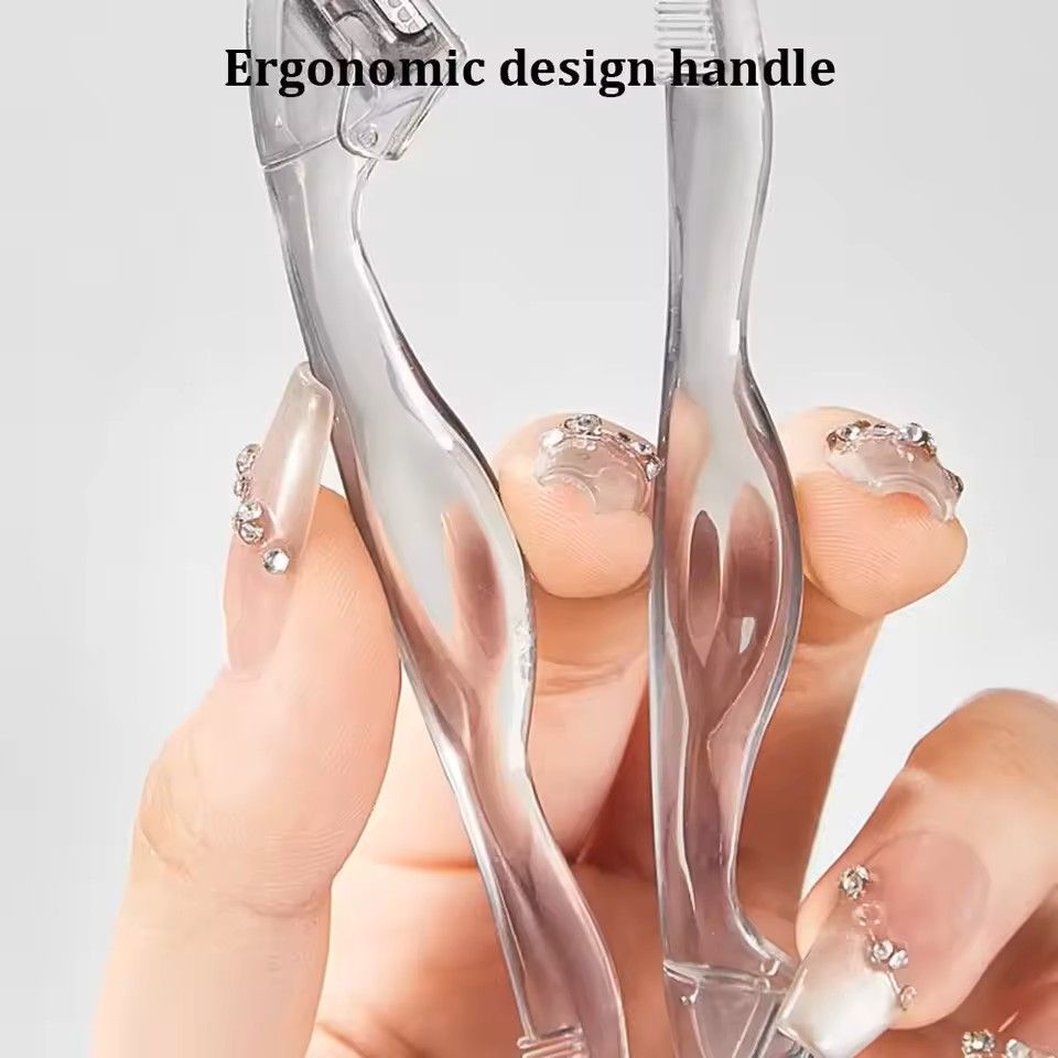 Double Ended Safety Eyebrow Trimmer Tool Anti Scratch Easy To Use For Men And Women 3