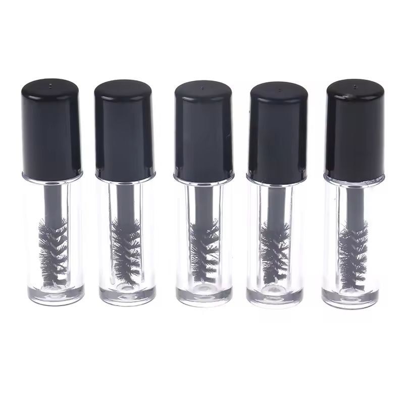 Refillable Empty Mascara Bottles & Wand - Compact DIY Cosmetic Tubes (5 / 10-Pack)