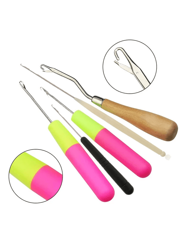 Latch Hook Crochet Needle Set For Braids Dreadlocks And Hair Extensions 2