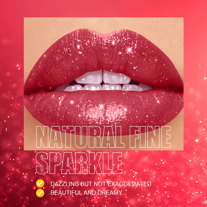 Pearl Pink Glitter Velvet Lipstick