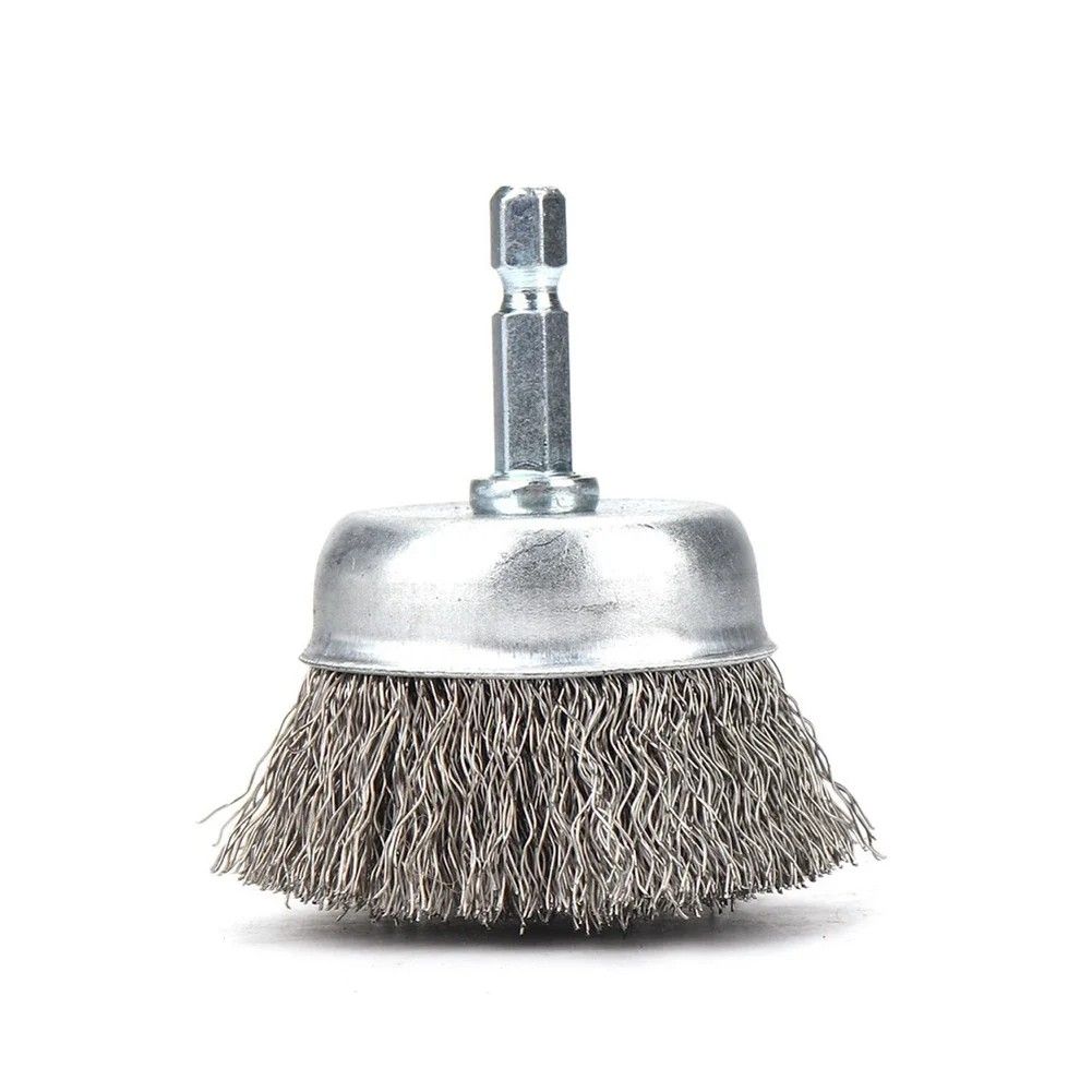 50mm 65mm Steel Wire Wheel Brush For Drill Metal Rust Removal And Polishing Rotary Tool Attachment 2