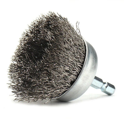50mm 65mm Steel Wire Wheel Brush For Drill Metal Rust Removal And Polishing Rotary Tool Attachment 3