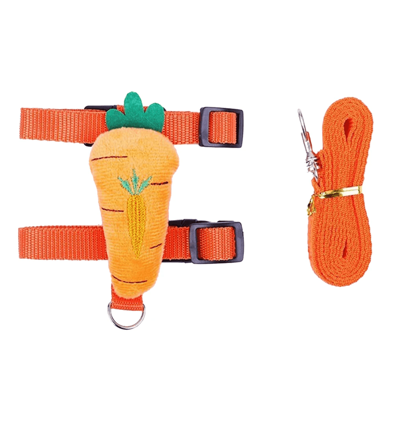 Rabbit And Small Pet Harness And Leash Set For Outdoor Walking 4