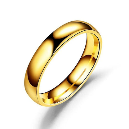 6mm Stainless Steel Titanium Style Ring 2