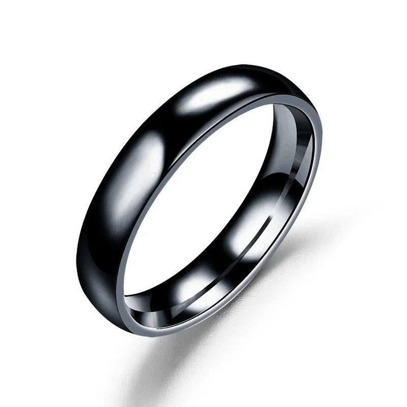 6mm Stainless Steel Titanium Style Ring 5