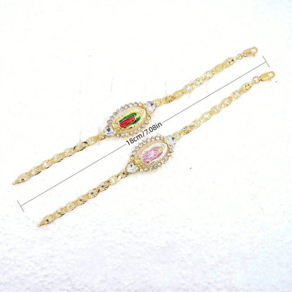 Gold Plated Religious Bracelet For Women 5