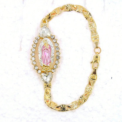 Gold Plated Religious Bracelet For Women 6