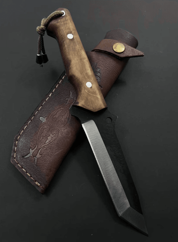 forsale engraved gut hook outdoor knife