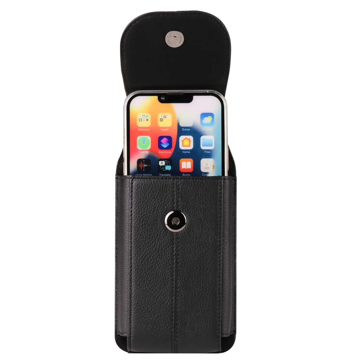 Genuine Cowhide Leather Phone Waist Pouch 5