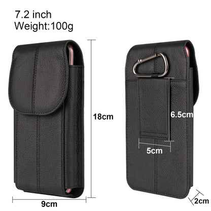Genuine Cowhide Leather Phone Waist Pouch 6