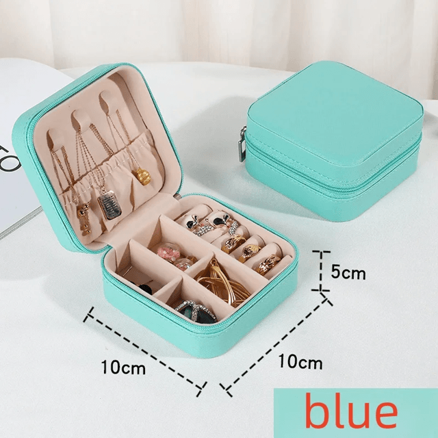 Mini Travel Jewelry Storage Box For Earrings Rings And Necklaces 7