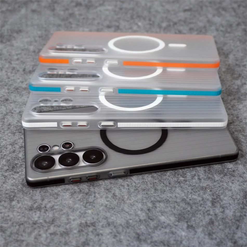 Matte Clear Hard Phone Case With 3D NonSlip Pattern 2