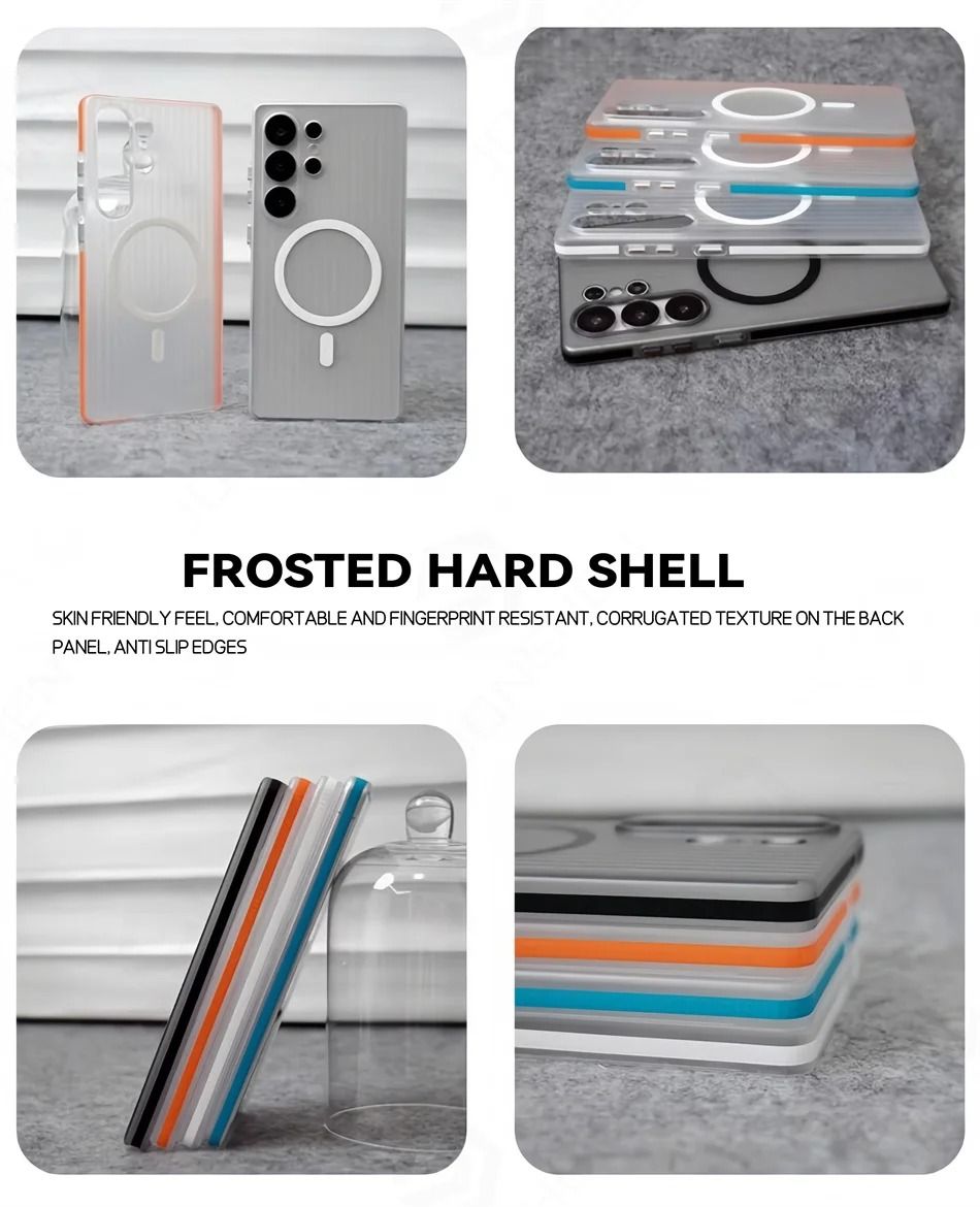 Matte Clear Hard Phone Case With 3D NonSlip Pattern 3